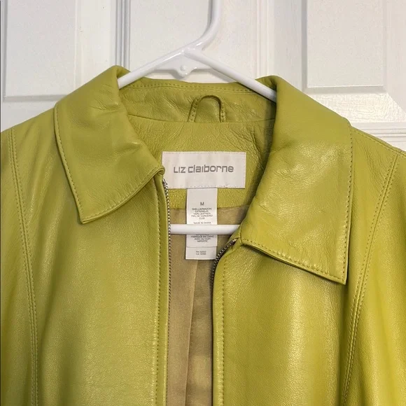 Liz Claiborne Leather Jacket - Picture 2 of 3